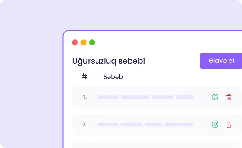 Uğursuzluq səbəbləri